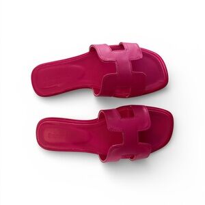 Stratuxx Kaze Women's Open Toe Flat Dress Slide Sandals Size 7